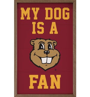 My Dog Is A University Of Minnesota Fan